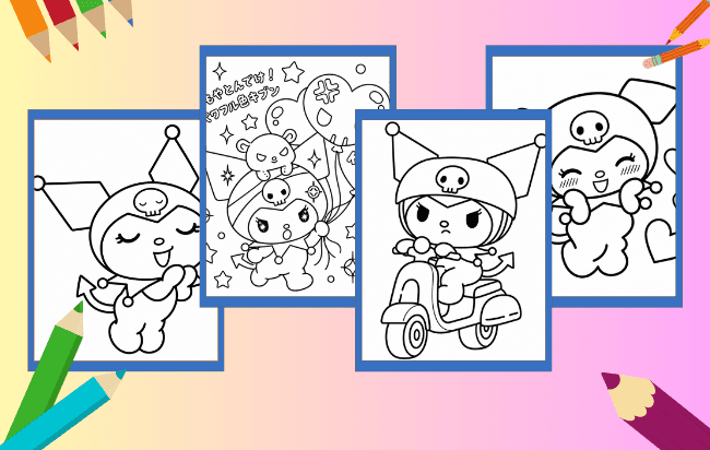 Kuromi para colorir