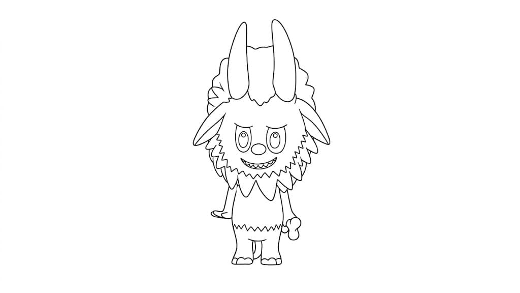 Puca para colorir