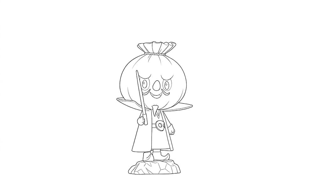 Labubu Spooky para colorir