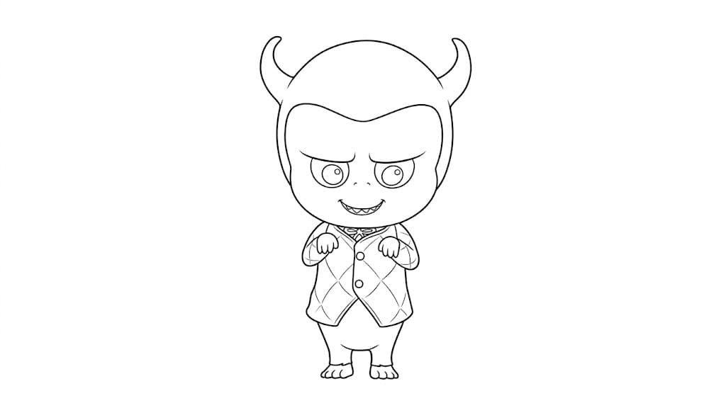 Yaya para colorir