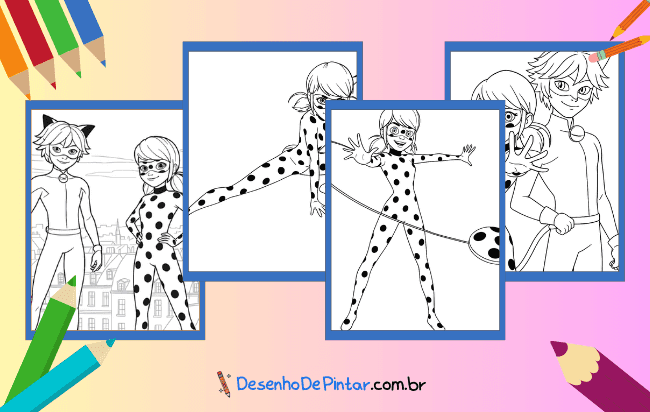 Desenhos da Ladybug para colorir