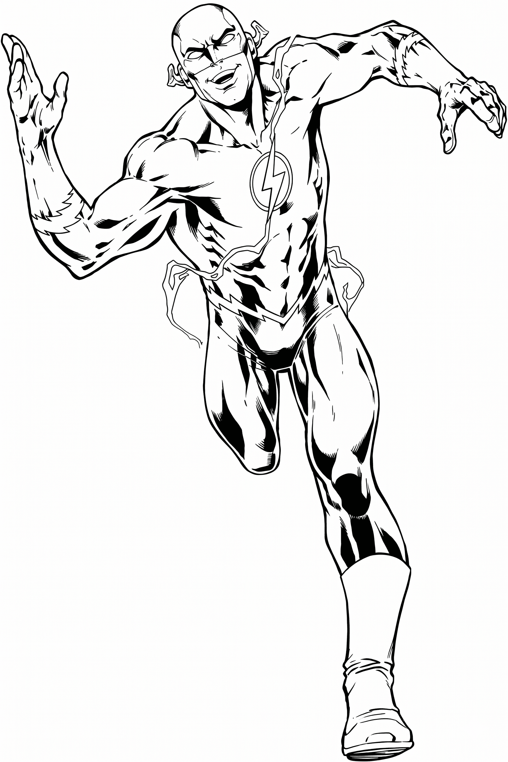 Flash Liga da Justiça para colorir