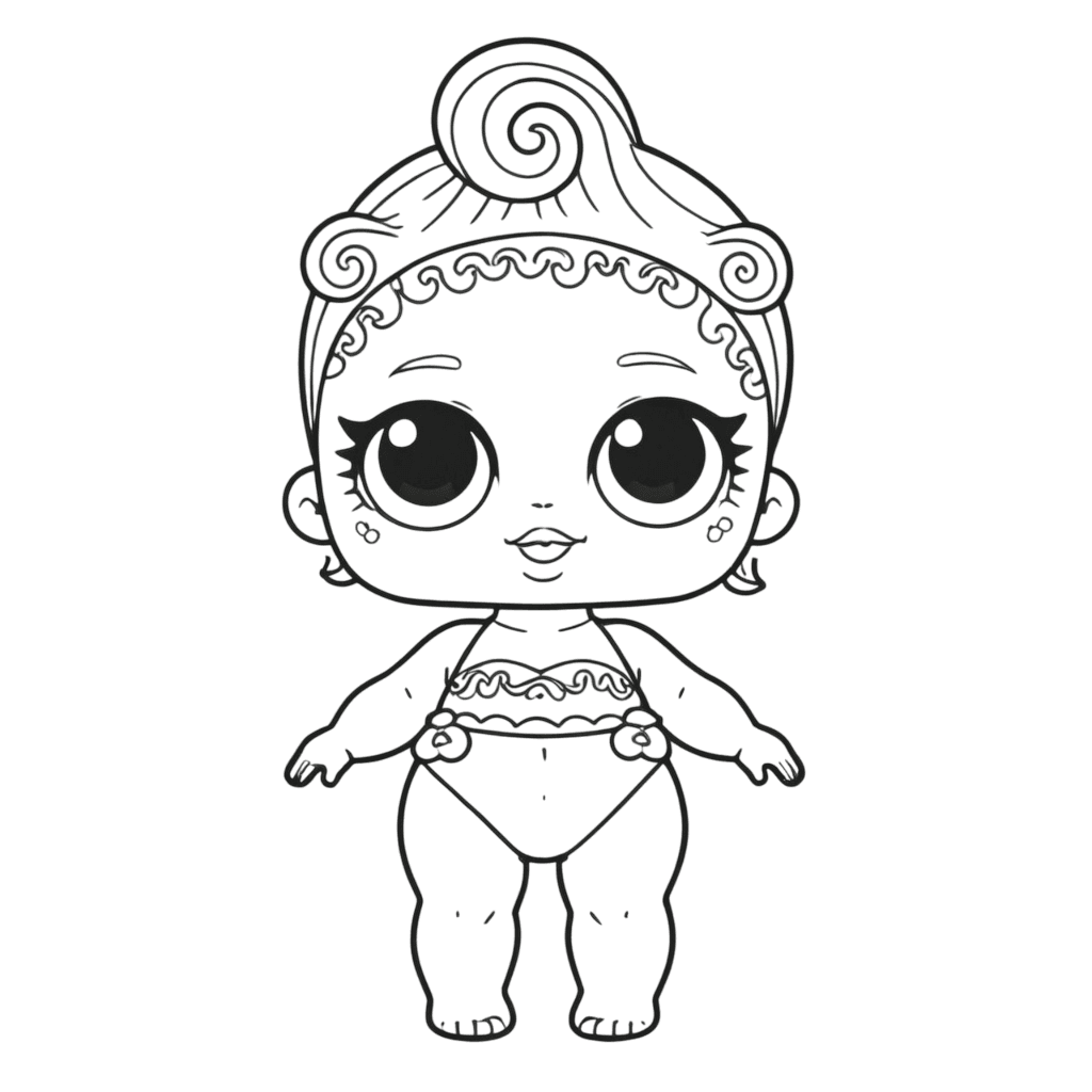 LOL bebê cabeludo