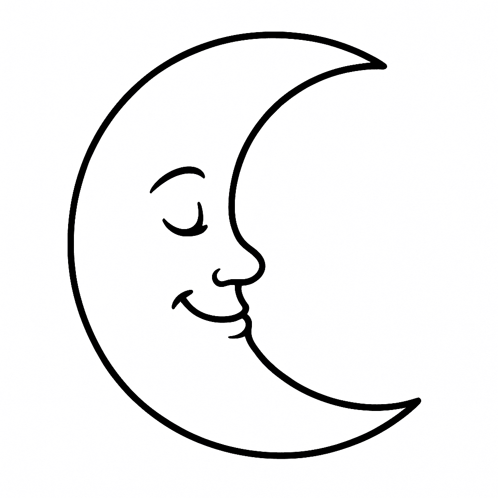 Lua para colorir