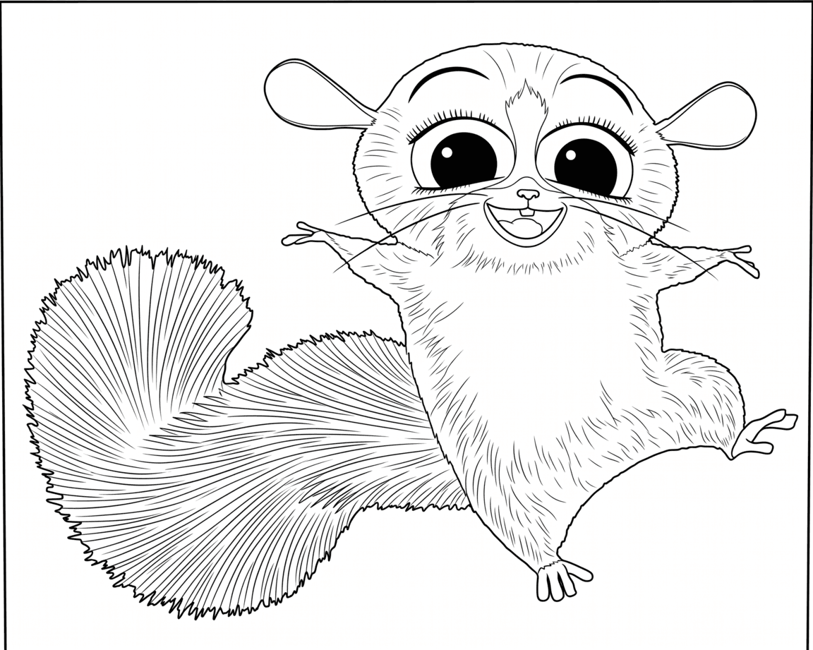Mort para colorir