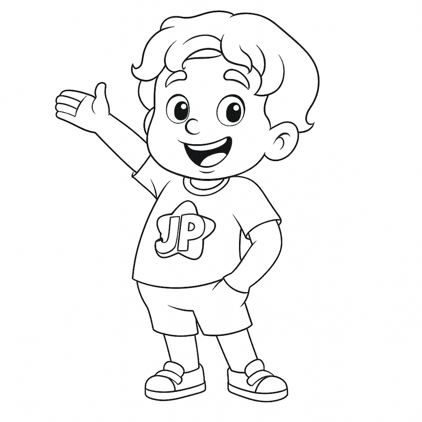 8 Desenhos de Maria Clara e JP para colorir e imprimir