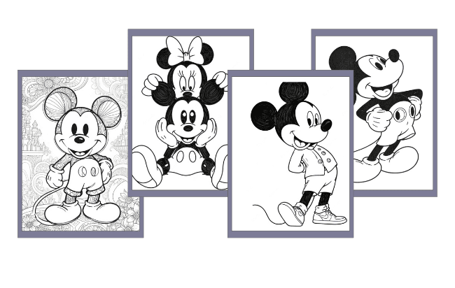 Desenhos do Mickey para colorir