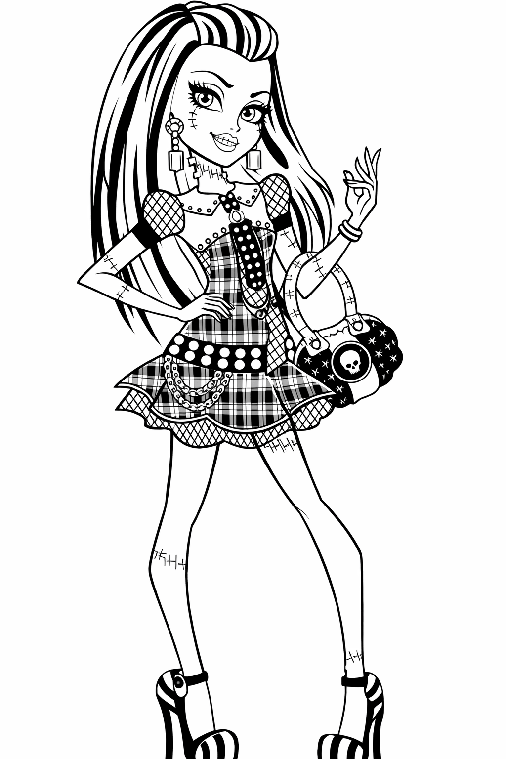 Frankie Stein para colorir