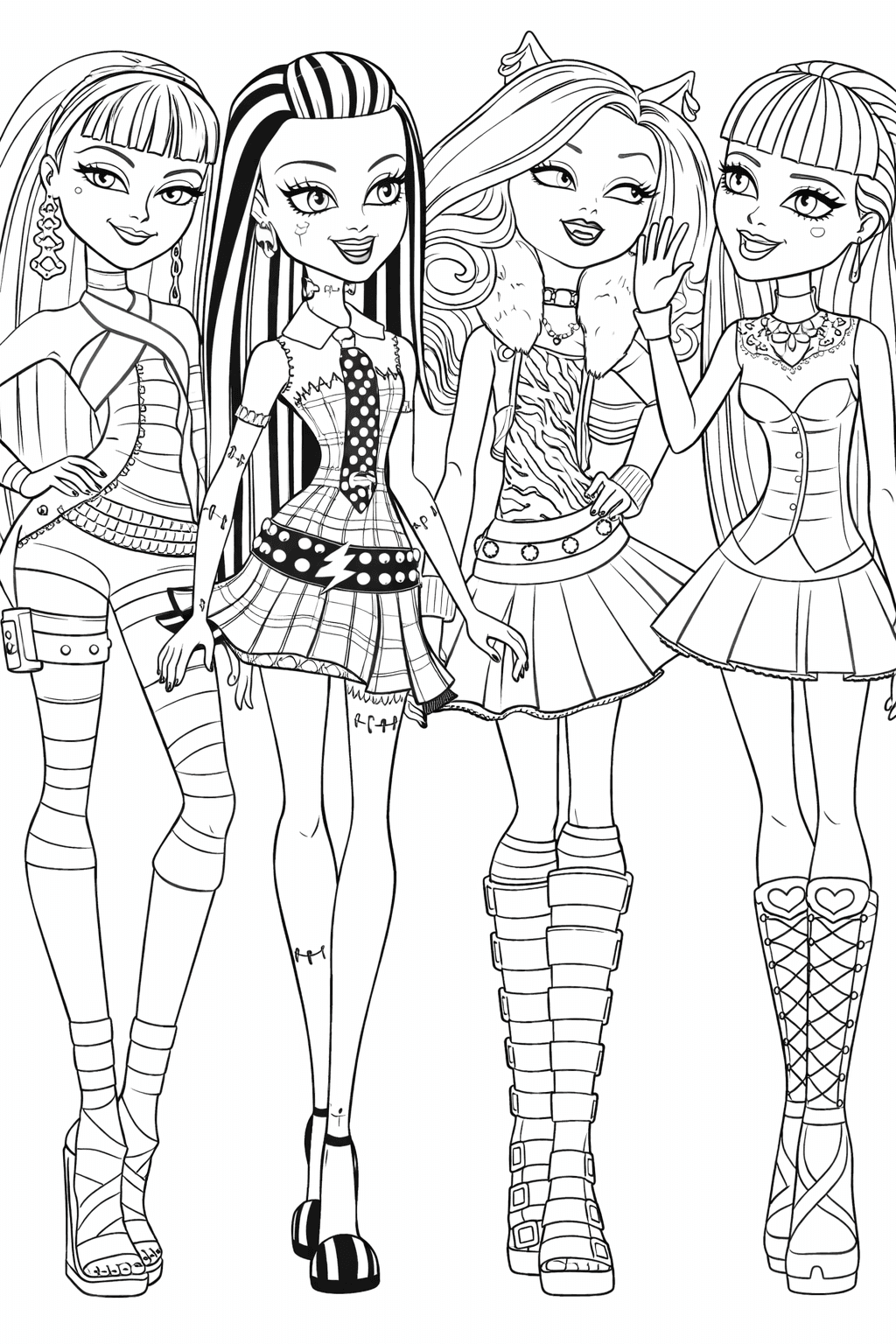 Monster High para colorir
