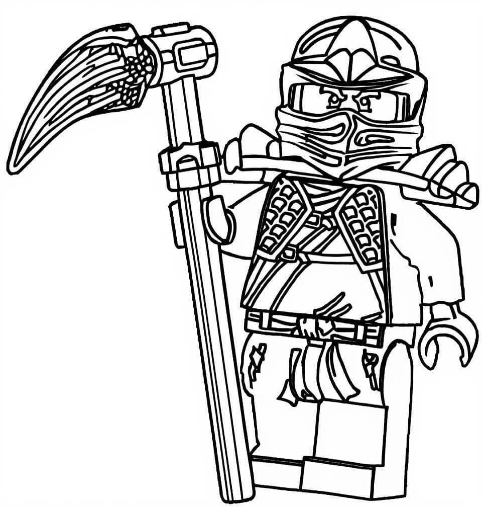 Cole Ninjago para colorir