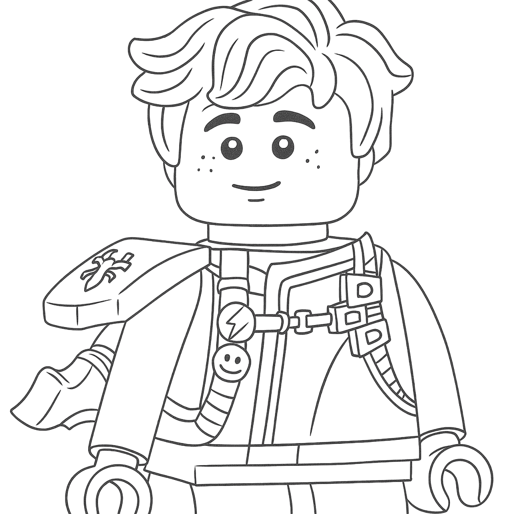 Jay Ninjago para colorir