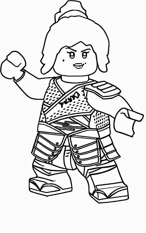 Nya Ninjago para colorir