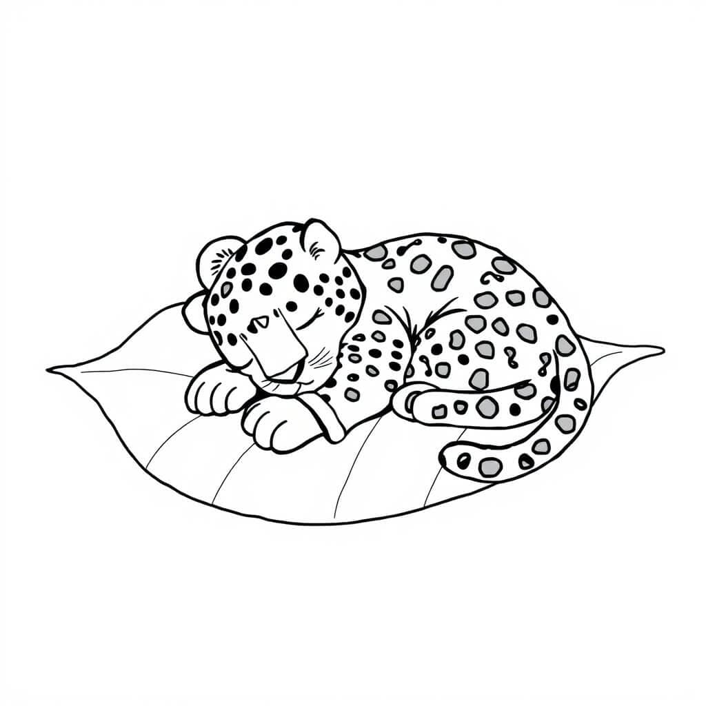 Oncinha para colorir