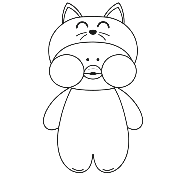 11 Desenhos de Paper duck para imprimir e colorir