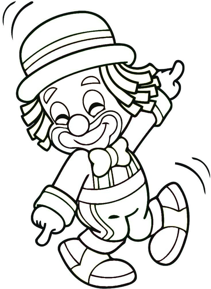 Patati dançando para colorir