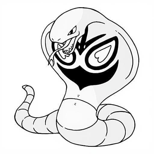 Arbok para colorir