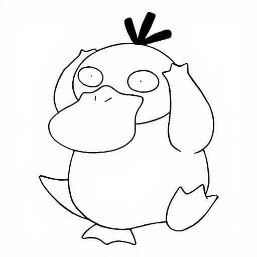 Psyduck para colorir
