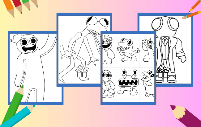 Desenhos de Rainbow Friends para colorir