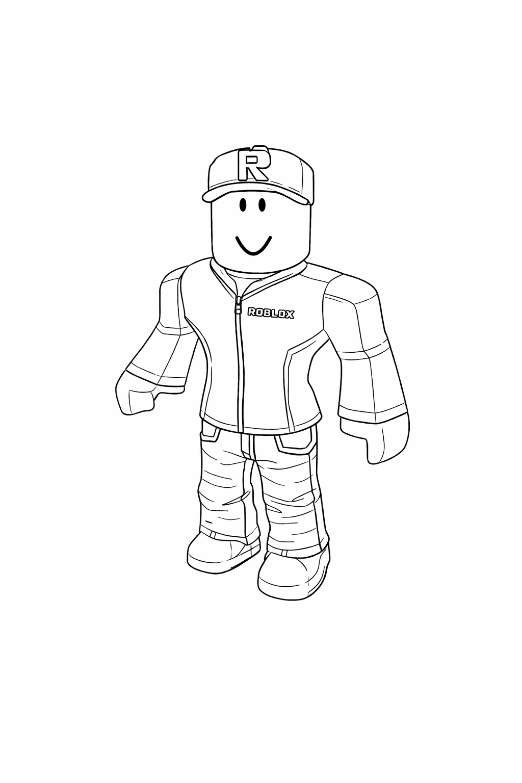 Roblox convidado para colorir