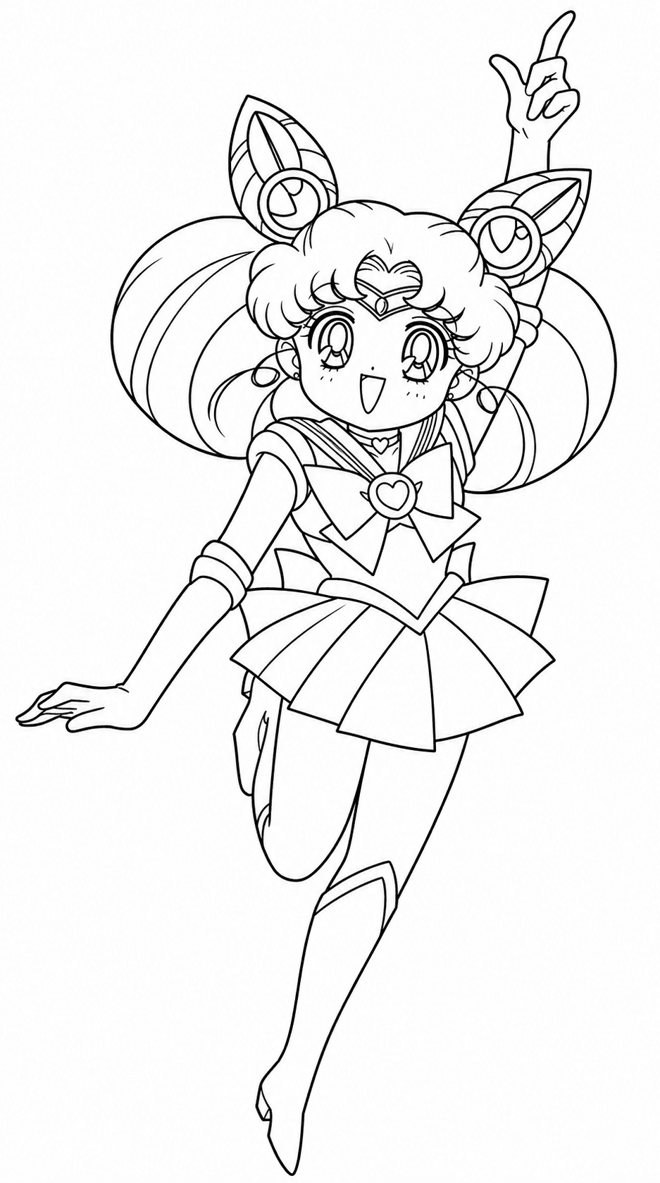 Chibiusa para colorir