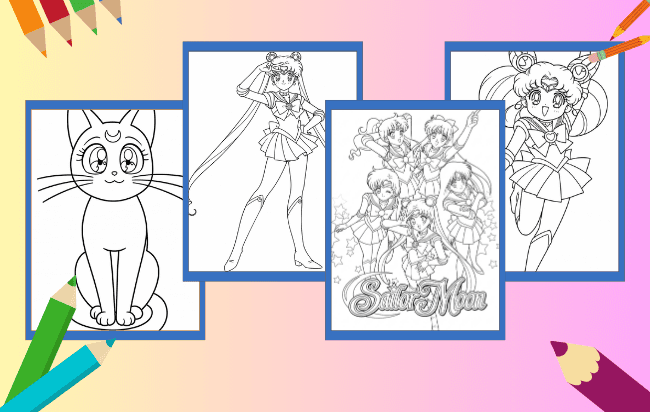 Sailor Moon Para Colorir