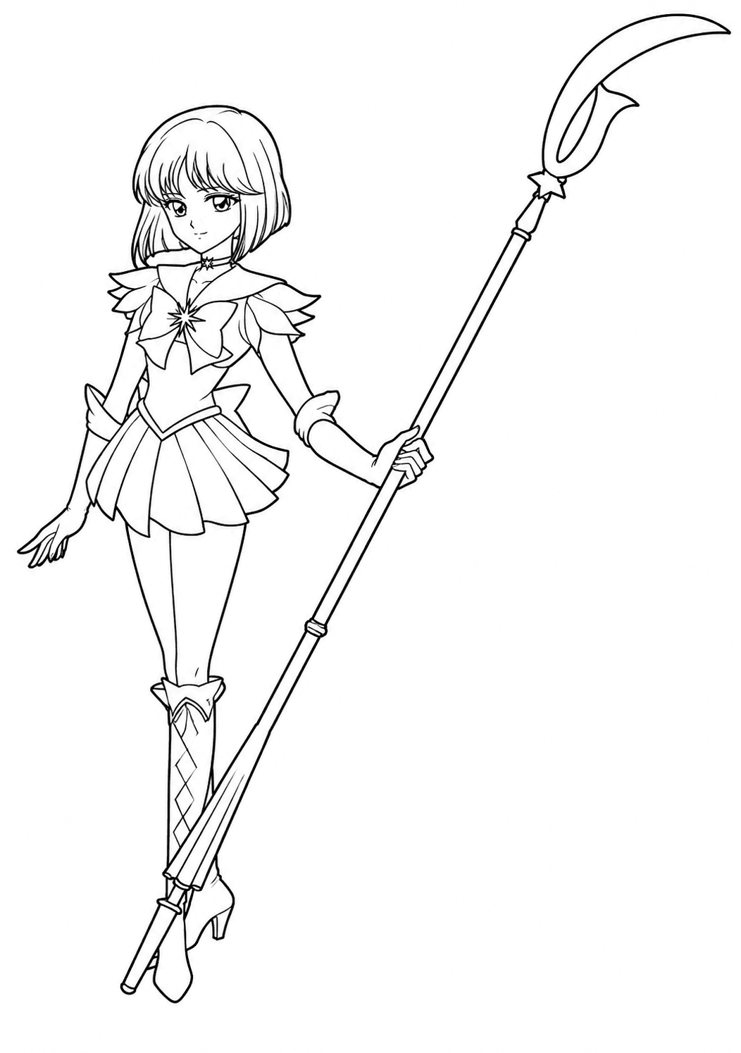 Hotaru Tomoe para colorir