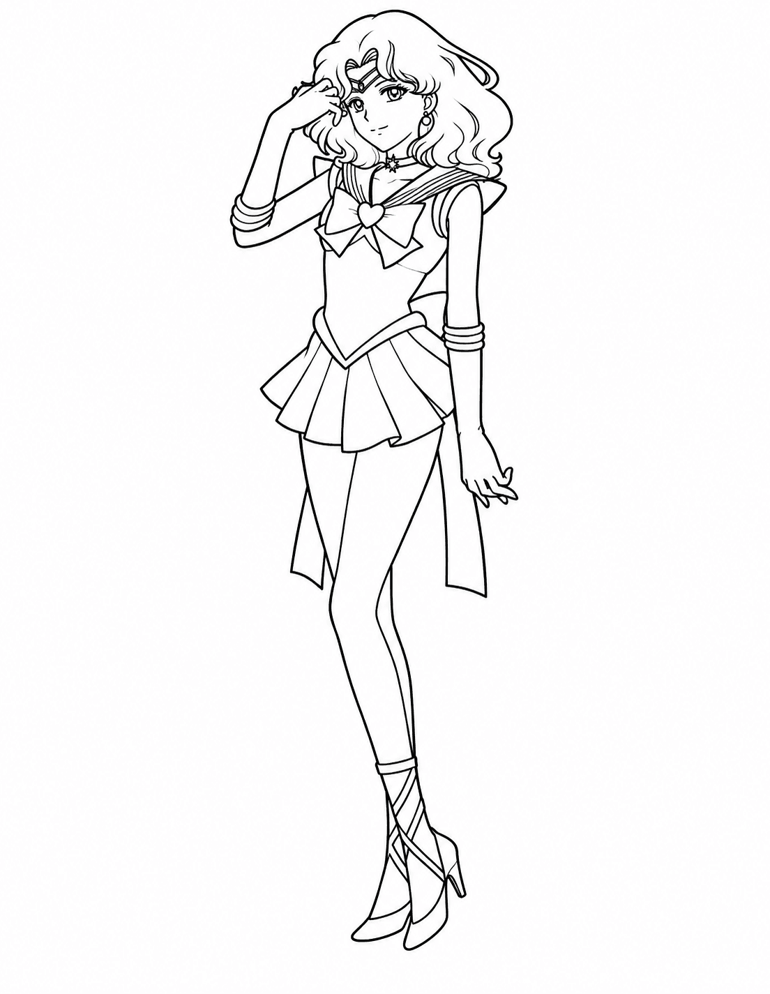 Michiru Kaiou para colorir
