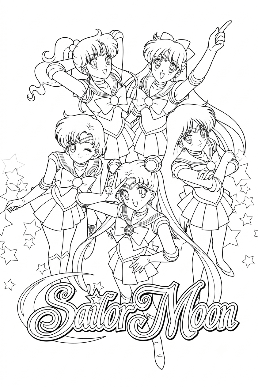 Sailor Moon para colorir