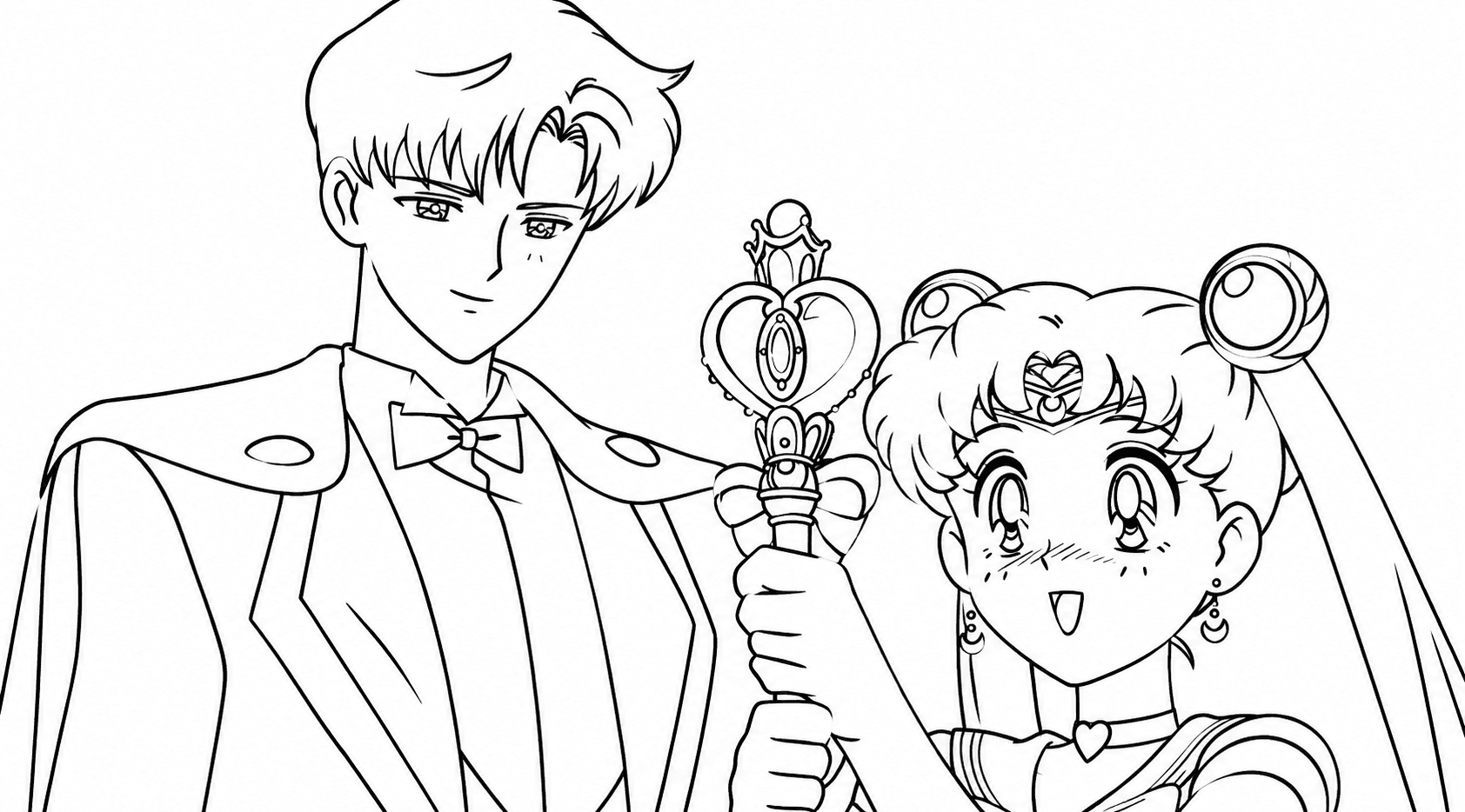 Sailor Moon S para colorir