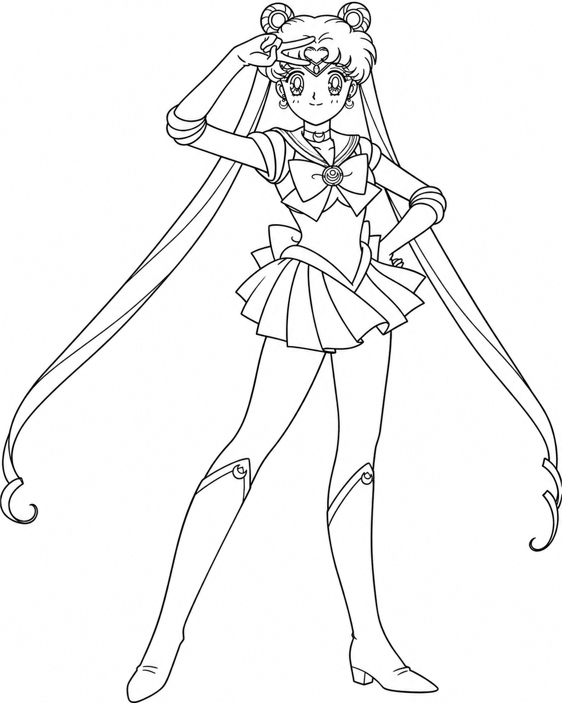 Usagi Tsukino para colorir