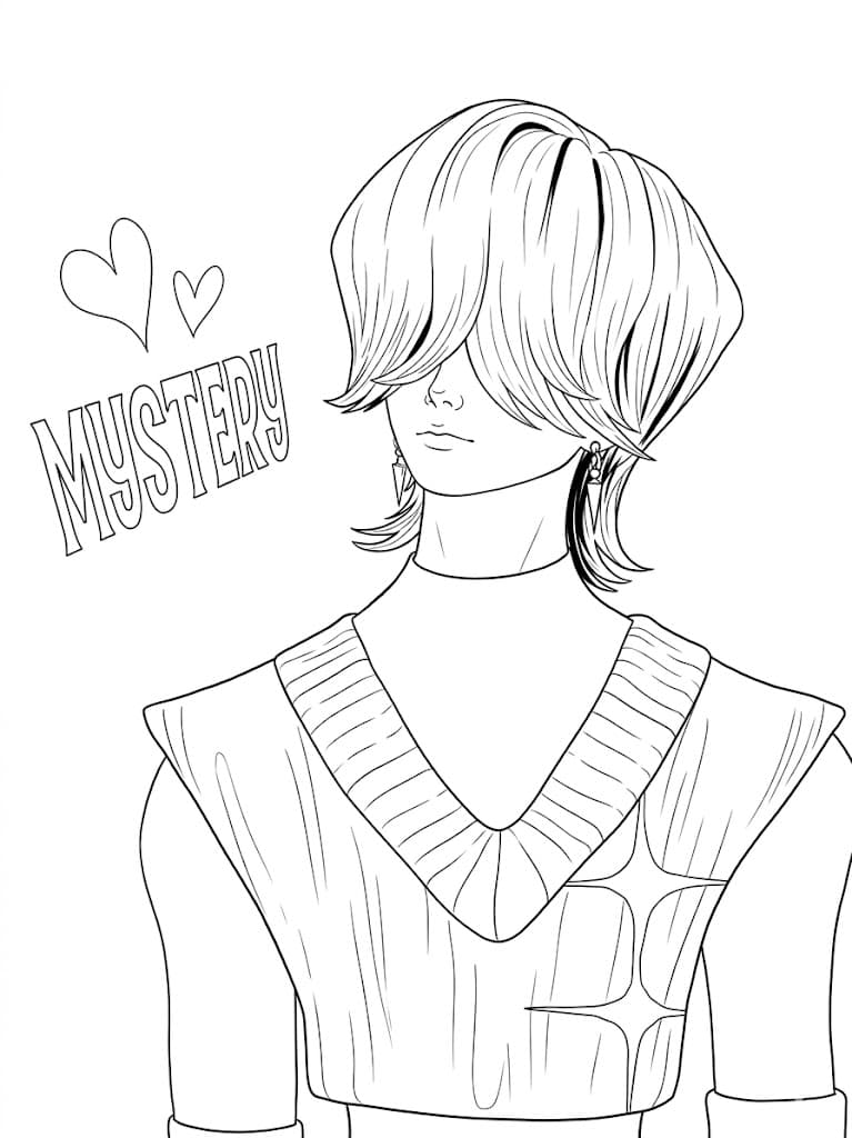 Saja Boys Mystery para colorir