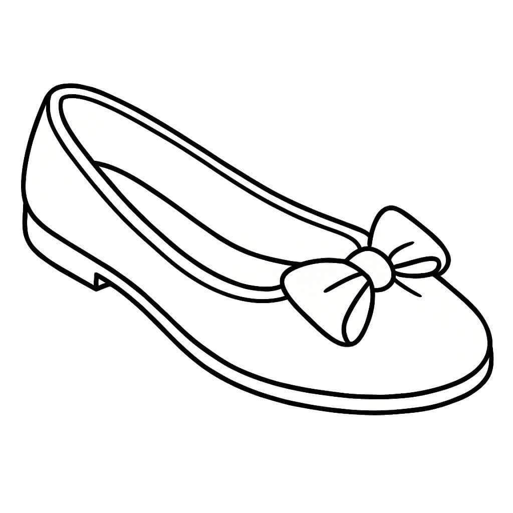 14 Desenhos de Sapato para colorir e imprimir