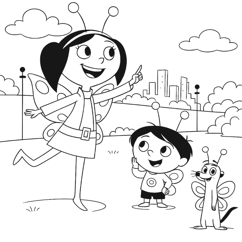 10 Desenhos do Show da Luna para colorir