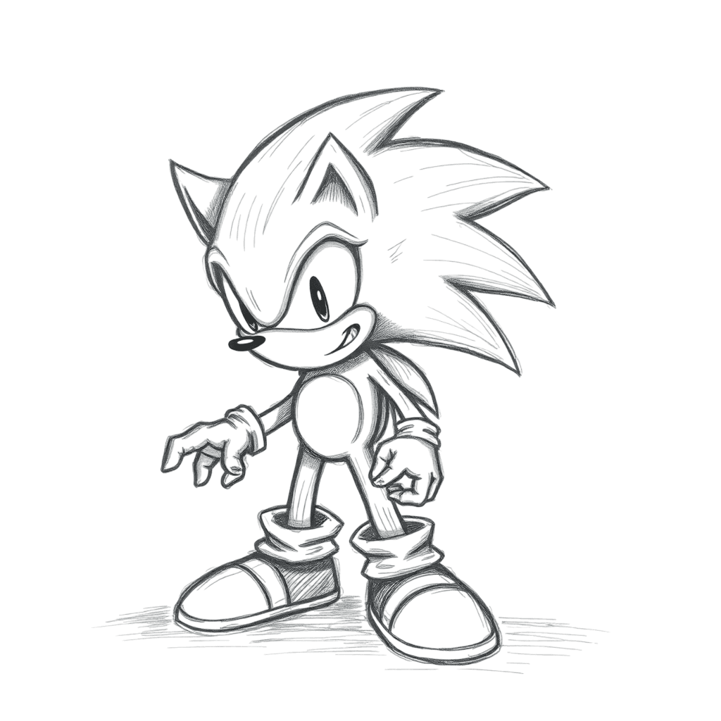 Sonic para pintar