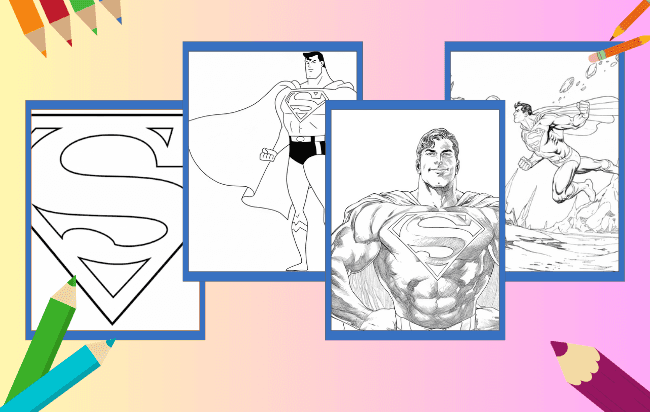 Super Heróis Para Colorir