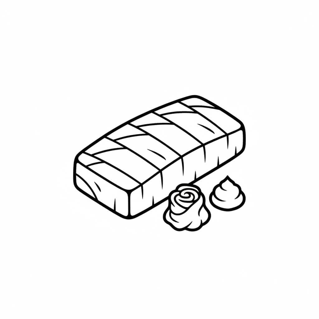 Sashimi para colorir