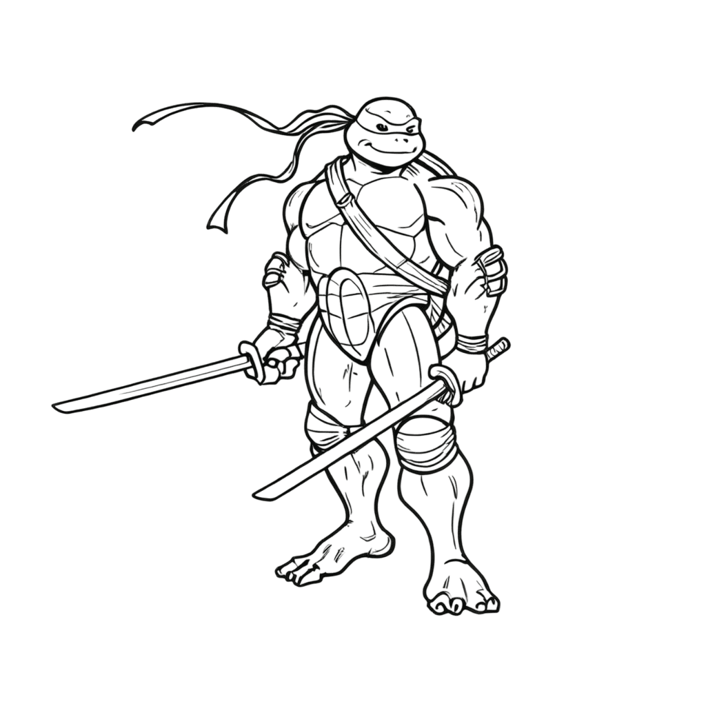 Leonardo para colorir