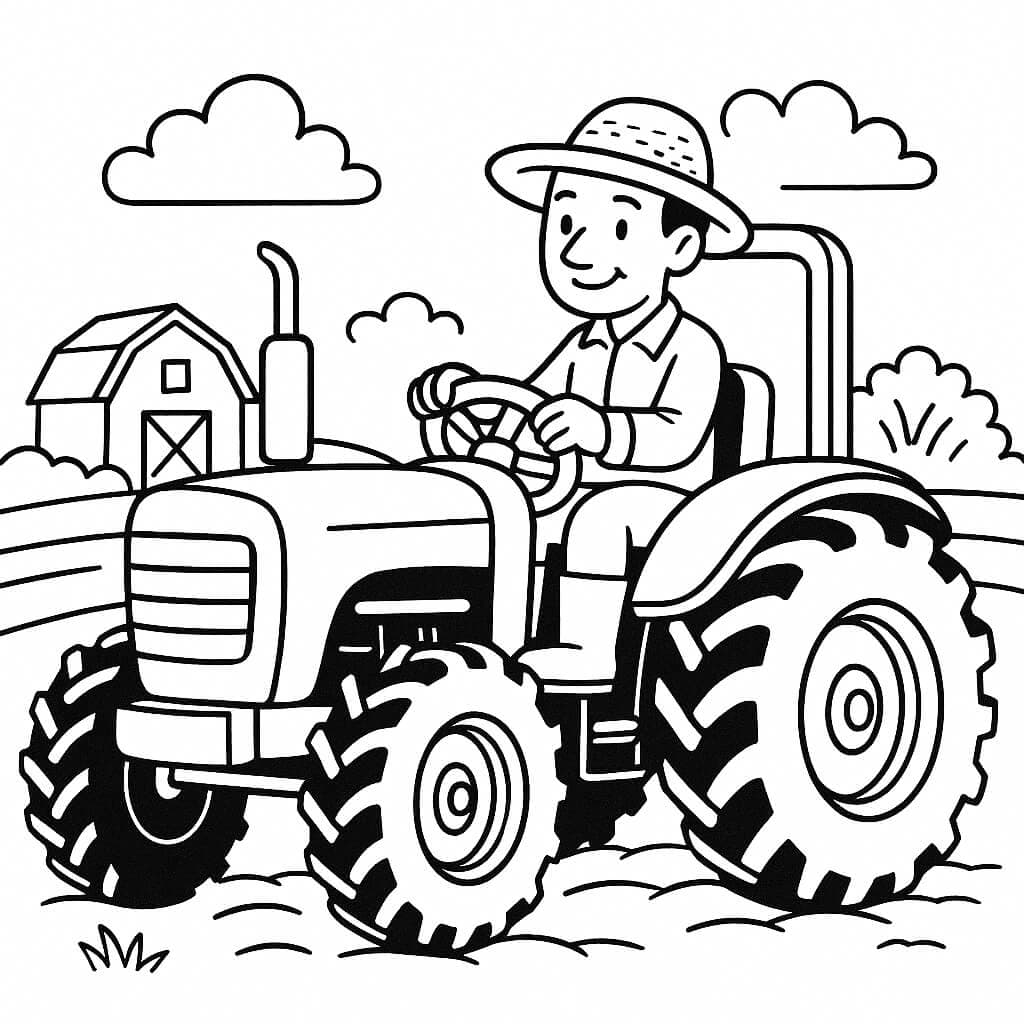 Desenhos Para Colorir Trator