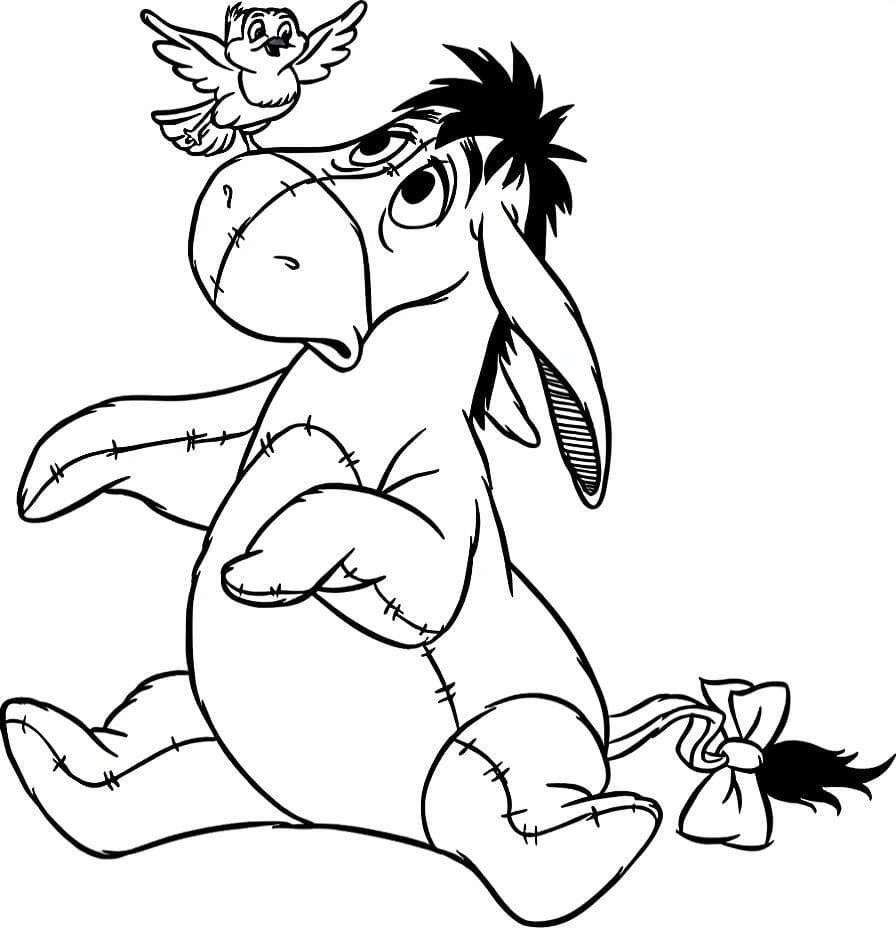 Bisonho para colorir
