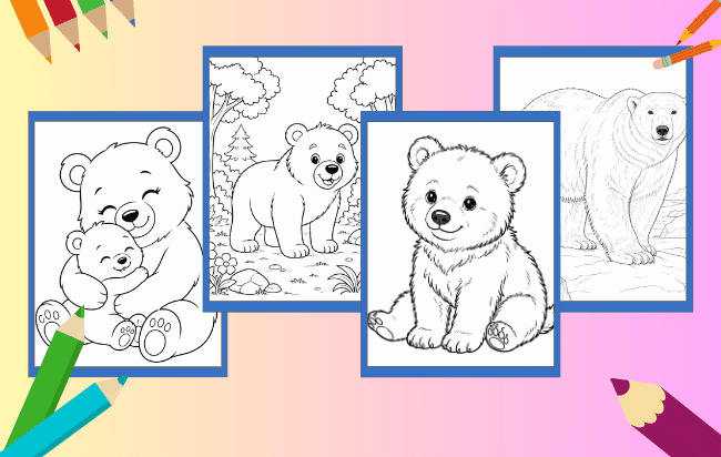 Urso Para Colorir