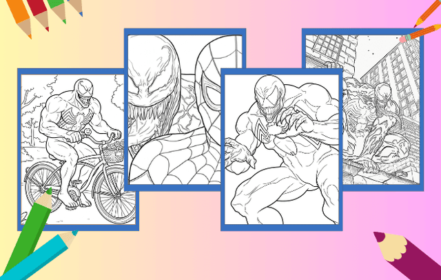 Venom Para Colorir