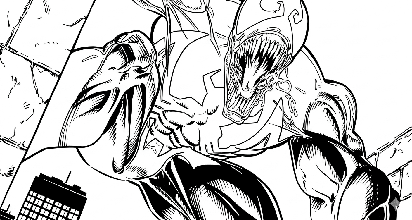 Venom gibi para colorir