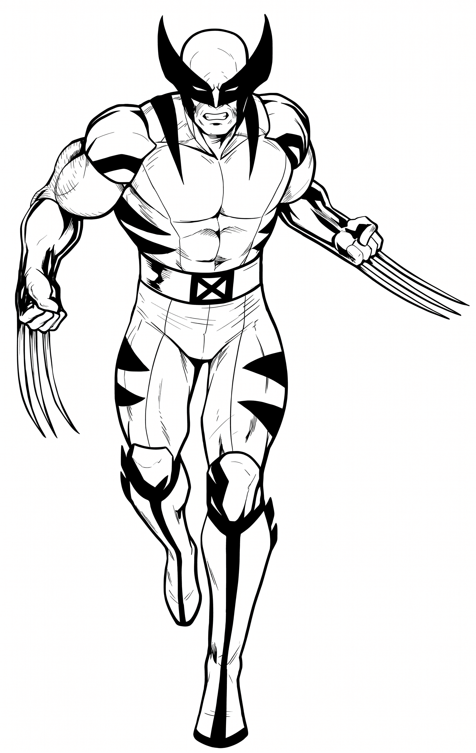 Wolverine para colorir