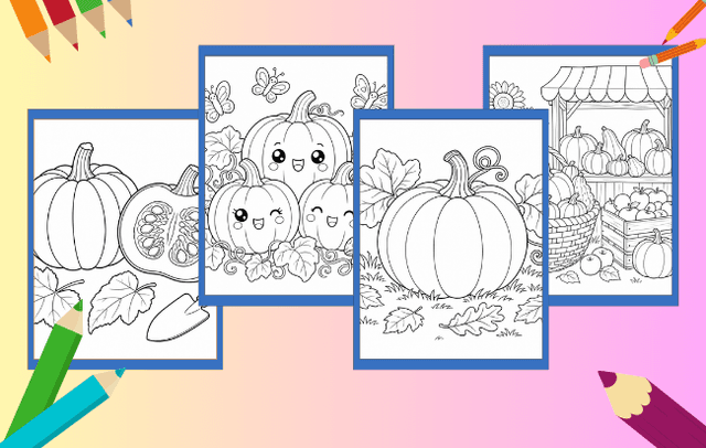 Abóbora para Colorir