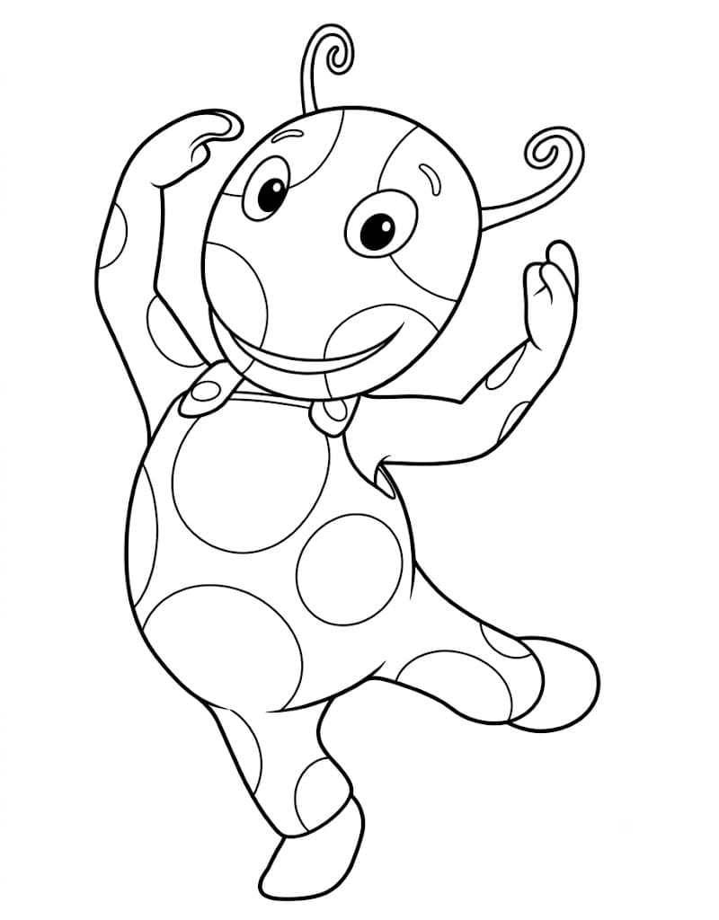 Uniqua para colorir