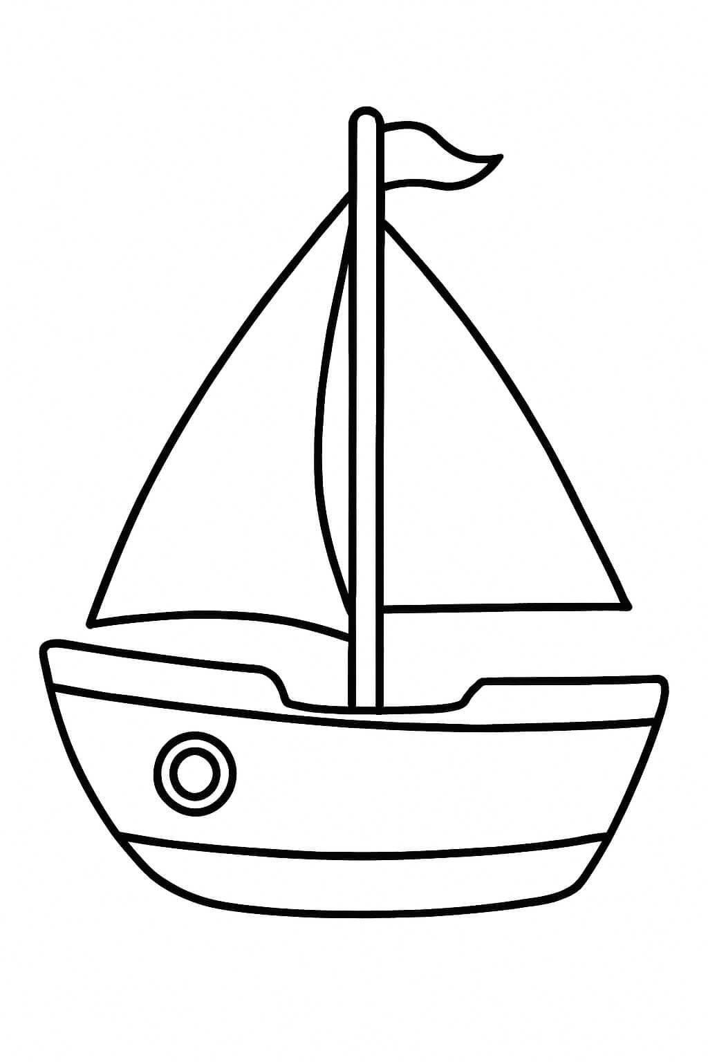 Trem de brinquedo para colorir