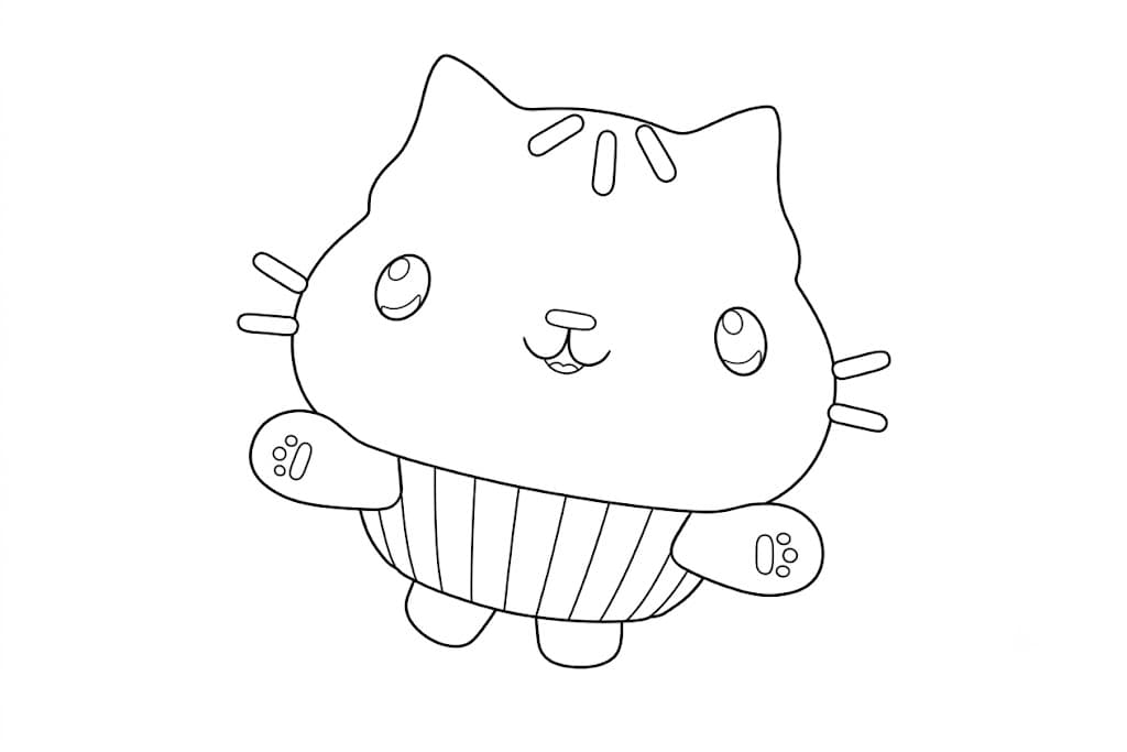 Cakey para colorir