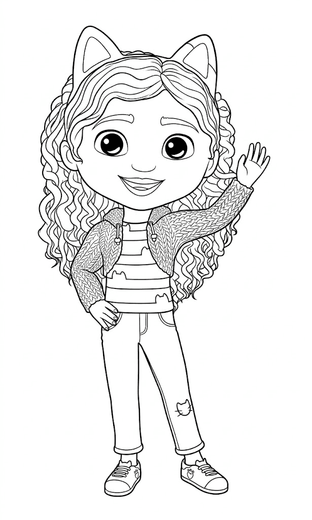 Gabby para colorir