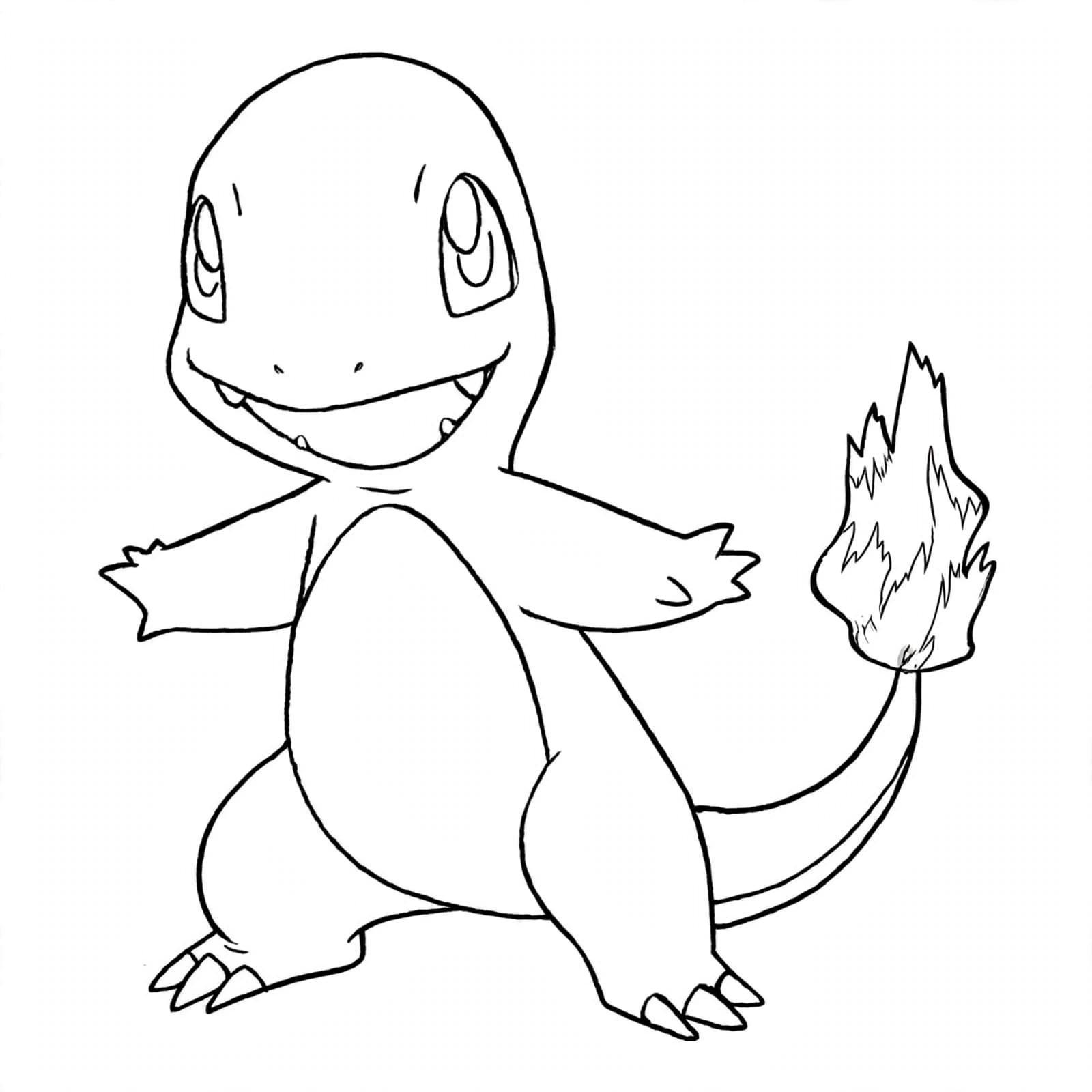 Charmander para colorir