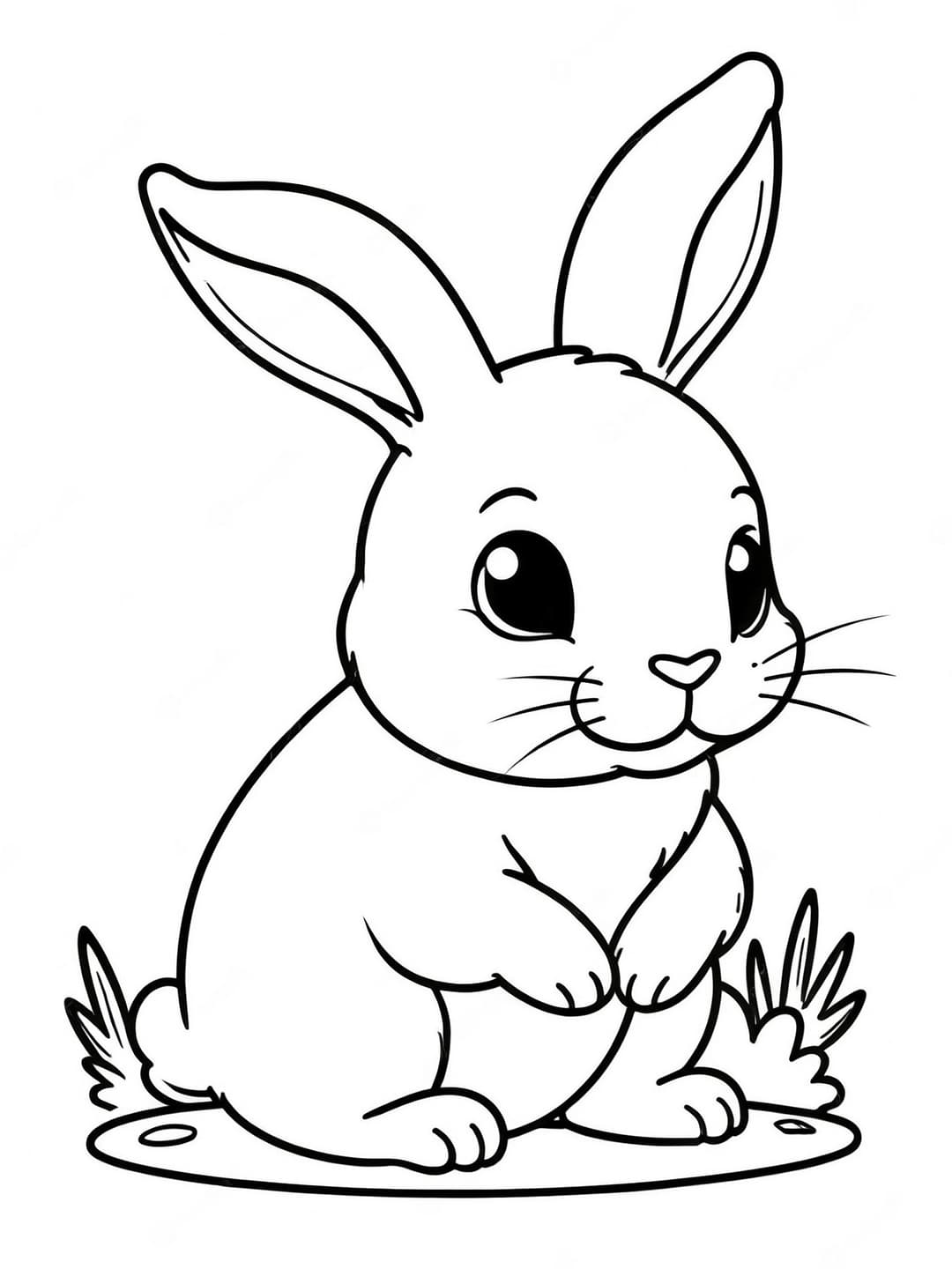 12 Desenhos de Coelho para colorir e imprimir